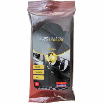 Servetele umede pentru bord GrandPrix, vanilie Servetele umede pentru bord GrandPrix, vanilie