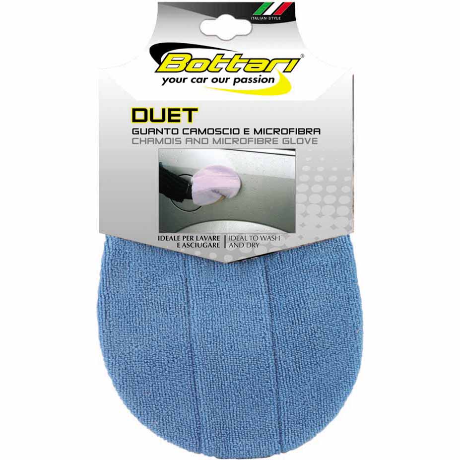 Manusa pentru spalare auto Bottari Duet, 2 fete, microfibre sintetice/ piele