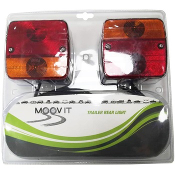 Set 2 Stopuri Spate Remorca si priza 7 pini Moovit, cablu alimentare 4M+1.5M, becuri incluse Set 2 Stopuri Spate Remorca si priza 7 pini Moovit, cablu alimentare 4M+1.5M, becuri incluse