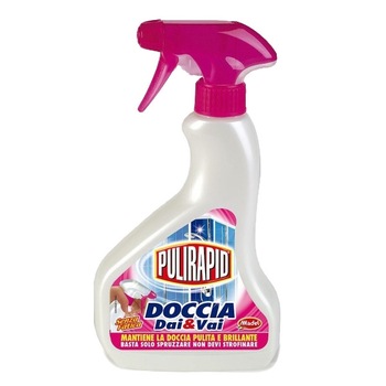 Solutie de Curatare pentru Cabina de Dus cu Pulverizator - Pulirapid 500ml Solutie de Curatare pentru Cabina de Dus cu Pulverizator - Pulirapid 500ml