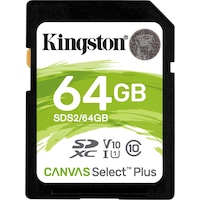 Card de memorie MicroSD Kingston Canvas Select Plus, 64GB, 100MB/s, cu adaptor retail