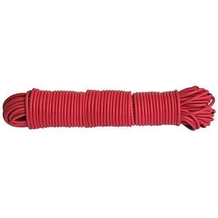 Franghie, PVC, rózsa, 4 mm, 20 m