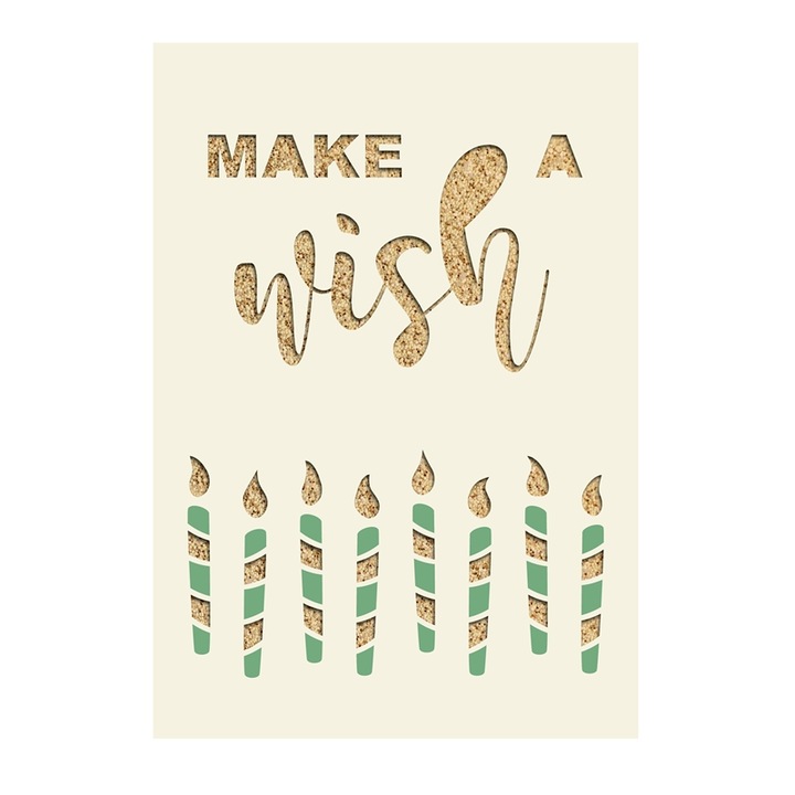 Felicitare - Make a Wish, Gespaensterwald, Multicolor