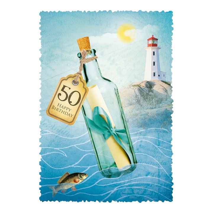 Felicitare - La multi ani 50, Gespaensterwald, Multicolor