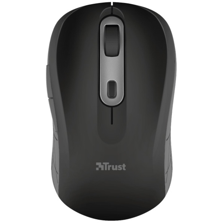 Mouse wireless Trust Duco, USB, USB-C, Negru