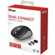 Mouse wireless Trust Duco, USB, USB-C, Negru