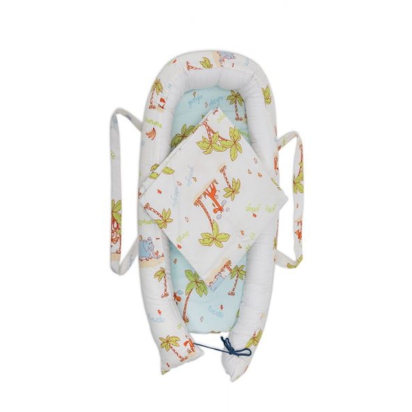 Pozitionator SomnArt baby nest jungle, Multicolor