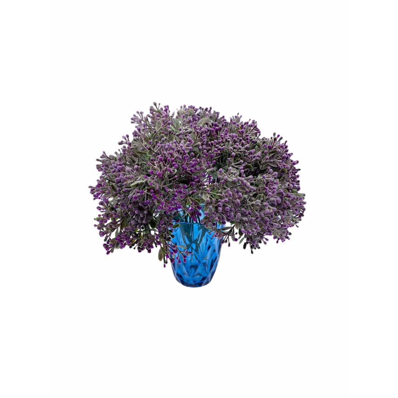 Set 3 flori artificiale, Mov, 23 cm