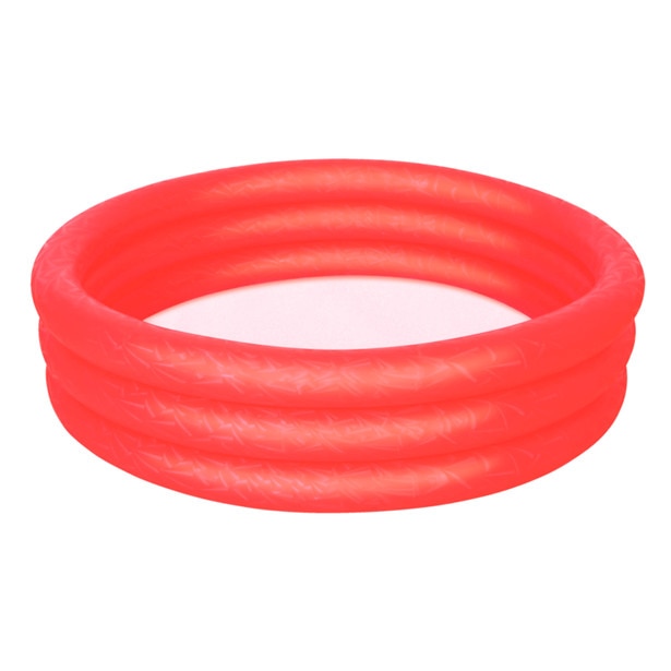 Piscina gonflabila Zola, dimensiune 102 x 25 cm, capacitate 101 l, rosie