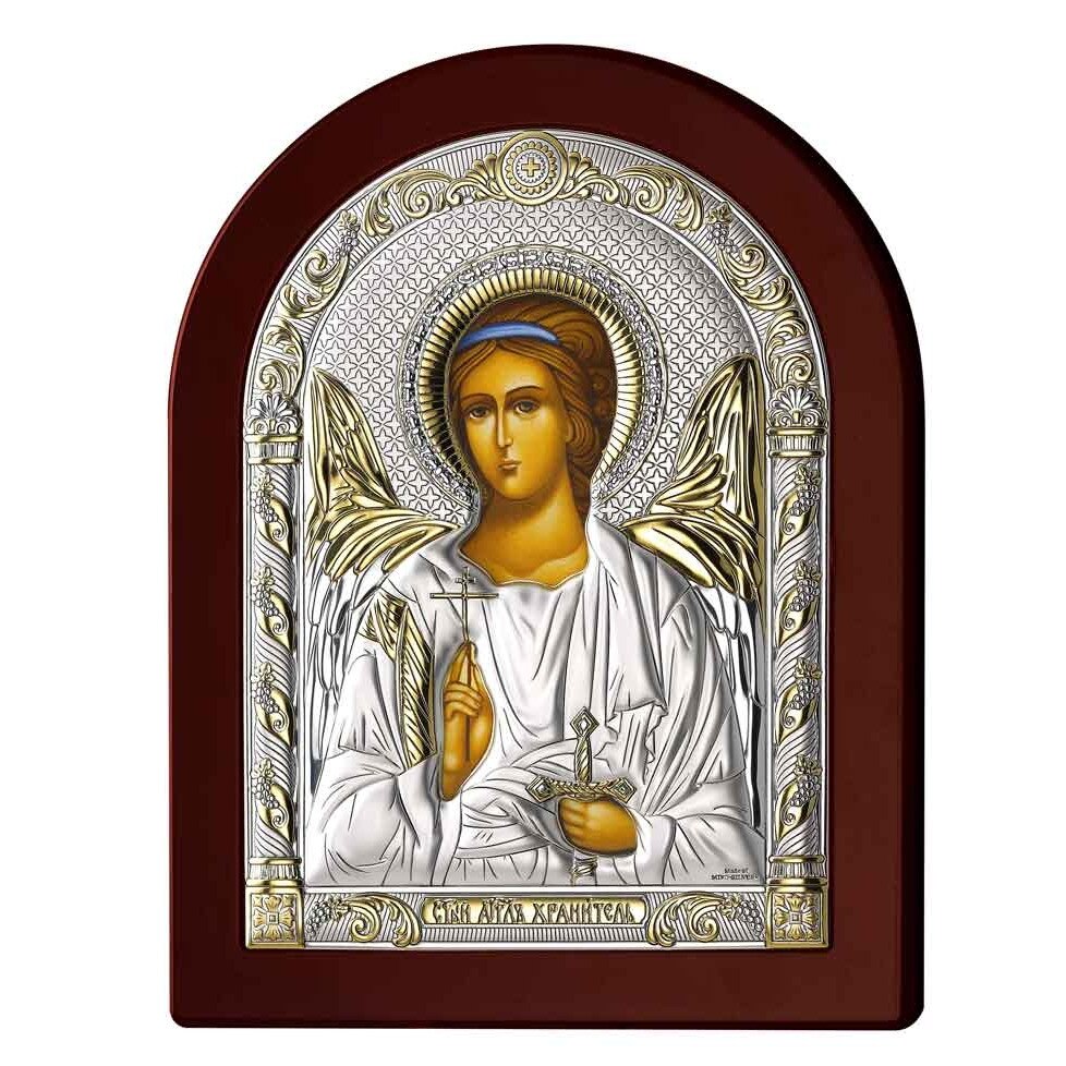 Icoana Argint Ingerul Pazitor Auriu 15x20cm ClassGifts