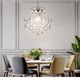 Candelabru cristal aluminiu/cristale artificiale, Lampa suspendata eleganta,culoarea cromului L502/400FGD Diametru 400mm