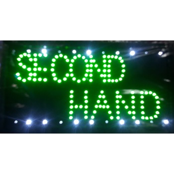 Reclama Luminoasa, Ledstar, Second Hand, de interior, 50x25cm Reclama Luminoasa, Ledstar, Second Hand, de interior, 50x25cm