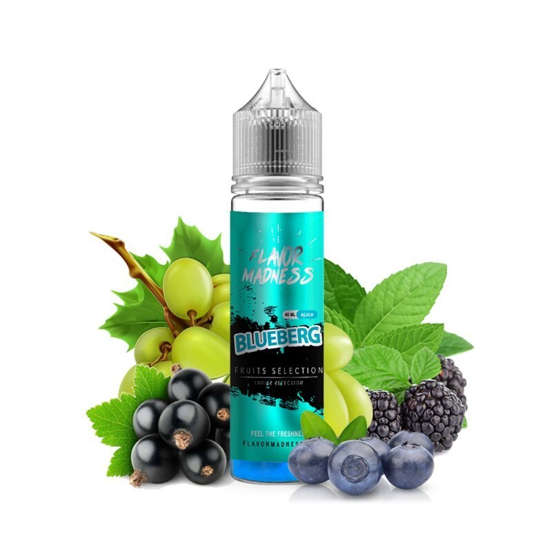 Lichid Tigara Electronica Flavor Madness - Blueberg ,40ml ,0mg/ml