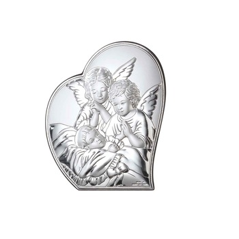 Iconita Argint Ingerul Pazitor 16x19.5cm ClassGifts Iconita Argint Ingerul Pazitor 16x19.5cm ClassGifts