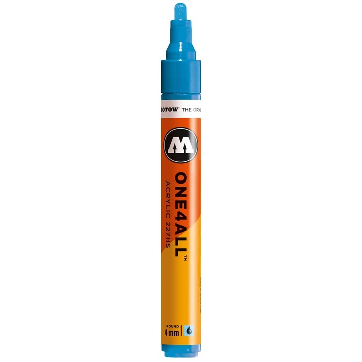 Marker acrilic Molotow One4All 227HS 4mm shock blue