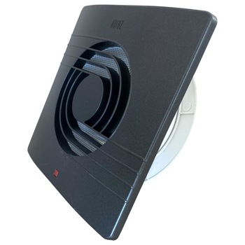 Ventilator axial de perete, Horoz 100-Fume, debit 100 m3/h, diametru 100 mm, 12W Ventilator axial de perete, Horoz 100-Fume, debit 100 m3/h, diametru 100 mm, 12W