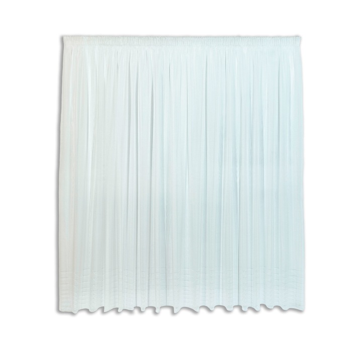 Perdea Letitia Alb, Decolis, 1buc, 700x250cm