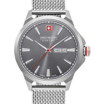 Ceas barbatesc Swiss Military 06-3346.04.009, Quartz, 45mm, 10ATM, Argintiu Ceas barbatesc Swiss Military 06-3346.04.009, Quartz, 45mm, 10ATM, Argintiu