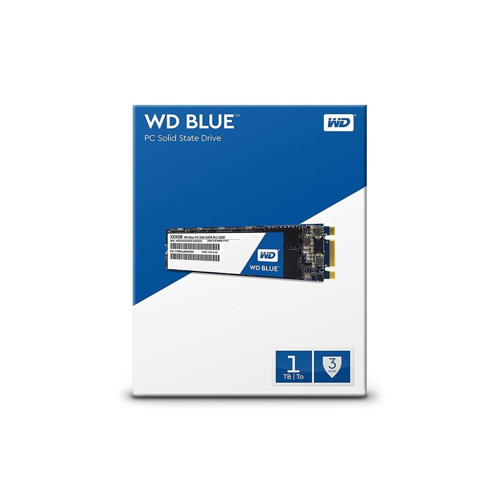 内蔵型SSD WD BLUE 3D NAND SATA SSD 1TB M.2 2280 SSD WD Blue 3D NAND 1TB SATA-III M.2 2280 - eMAG.ro