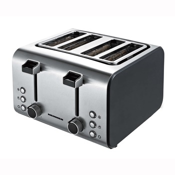 Prajitor de paine Heinner Marsee 1400 HTP-1400BKSS, 1400-1600W, 4 felii, 7 niveluri rumenire, auto-centrare felii de paine, negru+inox Prajitor de paine Heinner Marsee 1400 HTP-1400BKSS, 1400-1600W, 4 felii, 7 niveluri rumenire, auto-centrare felii de paine, negru+inox