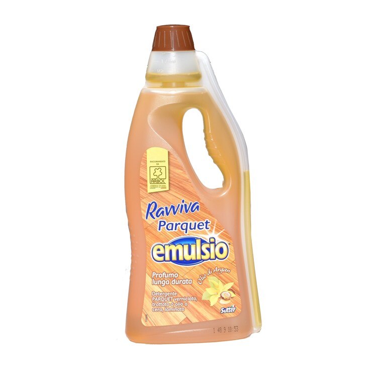 Solutie de spalat si lustruit pardoseli si parchet cu ulei de argan,Emulsio,900ml