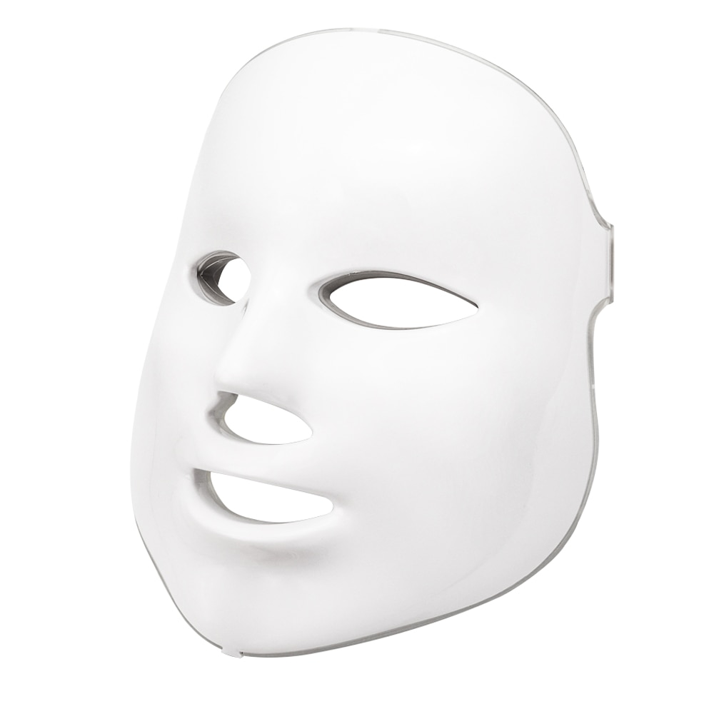 mască de față cu terapie cu lumină anti-îmbătrânire