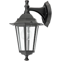 Aplica exterior Rabalux Velence, E27, 1x60W, Orientare in jos, Negru