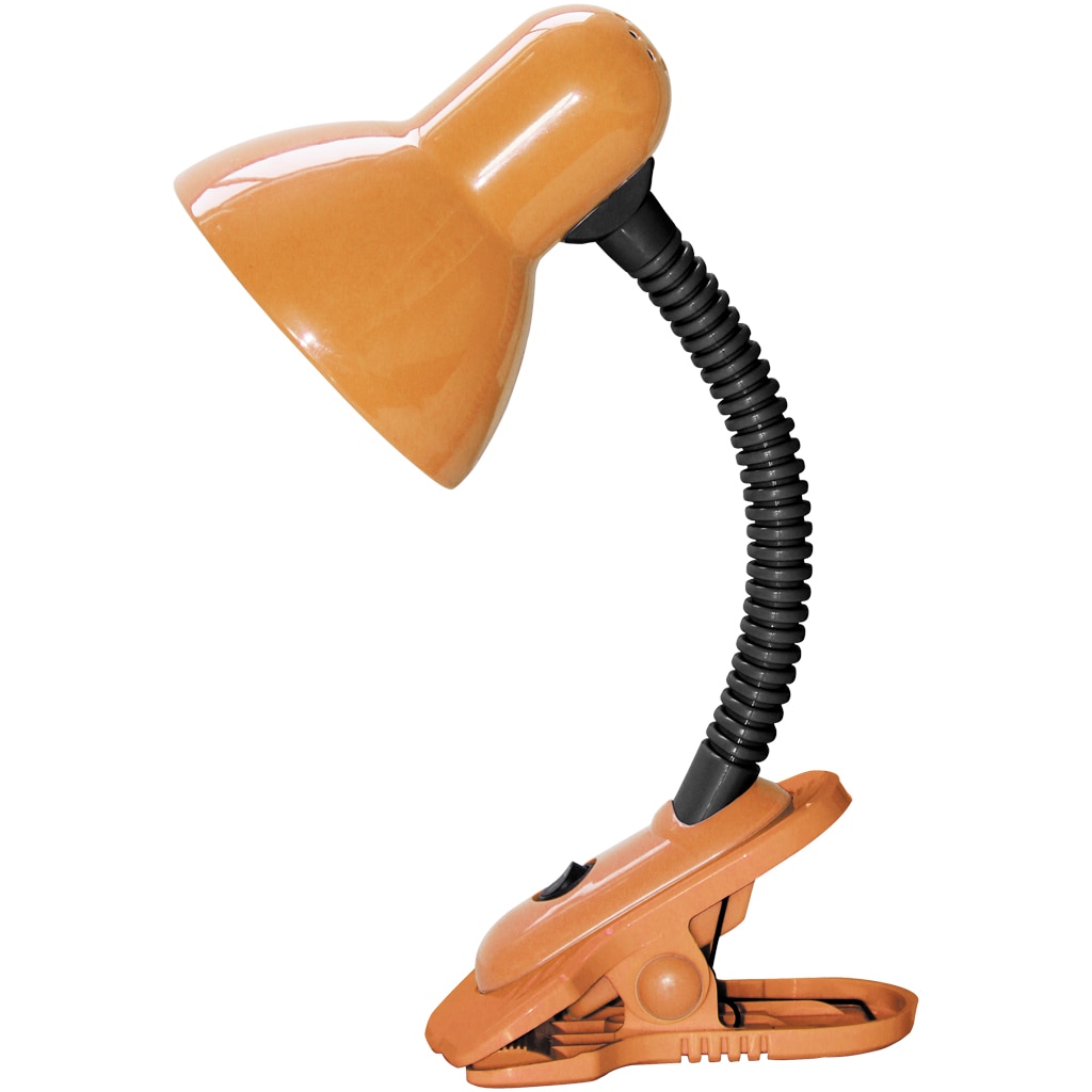 Lampa de birou cu clema Rabalux Dennis, E27, 1x40W, Portocaliu