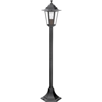 Stalp exterior Rabalux Velence, E27, 1x60W, H 105 cm, diametru 21 cm, Negru Stalp exterior Rabalux Velence, E27, 1x60W, H 105 cm, diametru 21 cm, Negru