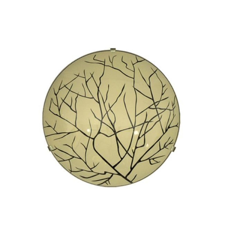 Плафон Lightstyle Граб, ø300, 1хЕ27, Екрю гланц