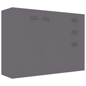 Comoda, vidaXL, PAL, 105 x 30 x 75 cm, Gri Comoda, vidaXL, PAL, 105 x 30 x 75 cm, Gri