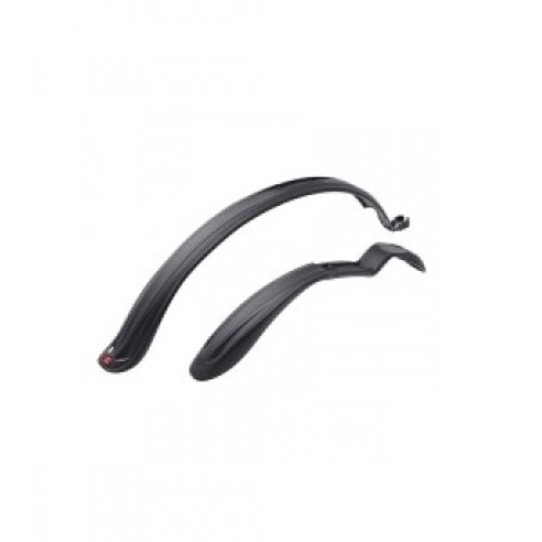 Set compus din doua aparatori impotriva noroiului , apei , pentru bicicletele care au marimea rotilor de 26' inch , prindere usoara