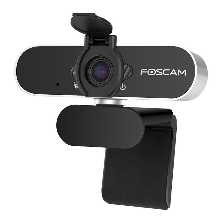 Camera Web, Foscam, W21, 1080P, 2MP, USB, Negru/Argintiu