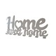 Cuier metalic Home Sweet Home Alb