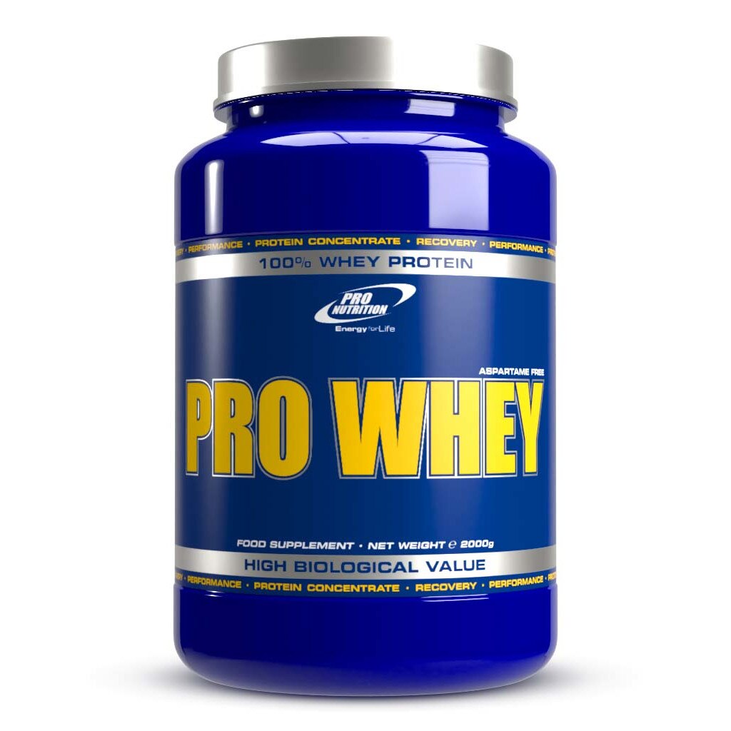 Concentrat Proteic, Pro Whey, capsuni, 2000g