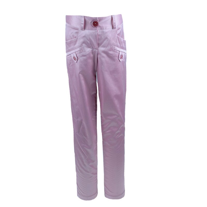 Pantaloni lungi eleganti, fete, Mikrus, uni, Roz