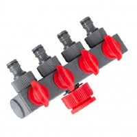 conector distribuitor pentru furtun de apa cu 4 iesiri si 4 robineti 1quot 34quot blister imagen 50_0_
0