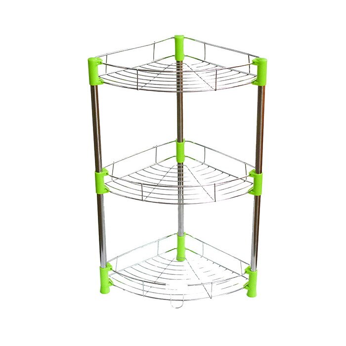 Etajera din inox cu 3 nivele, Naimeed D227, 26X15X27 cm