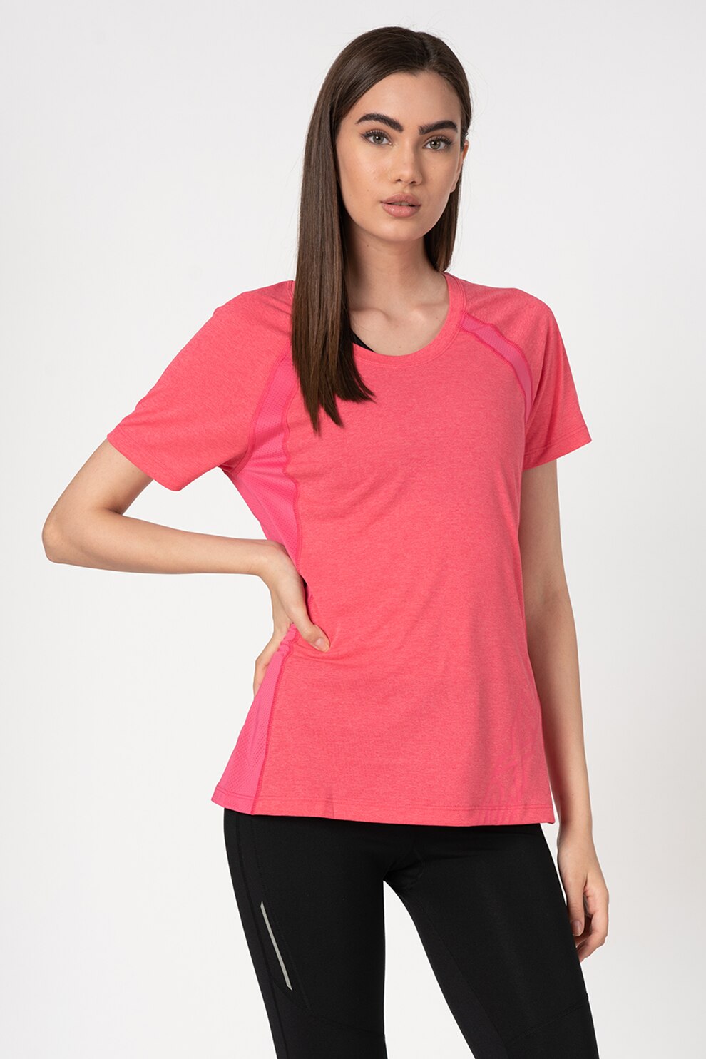 2XU, Tricou cu maneci raglan, pentru alergare X-CTRL, Roz aprins