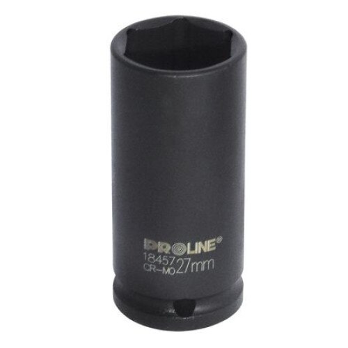 Cheie tubulara de impact Proline, cap hexagonal, adanca, 19 x 78 mm