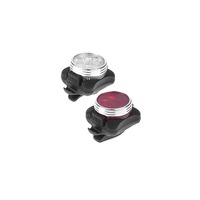Set lumini bicicleta led, usb, 3 led-uri, 250 lumeni, aluminiu, baterie Li-ion 650 mAh, rezistente la apa
