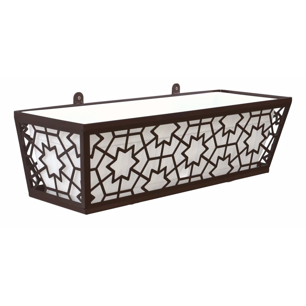 Suport metalic jardiniera Star 620 mm Maro inchis