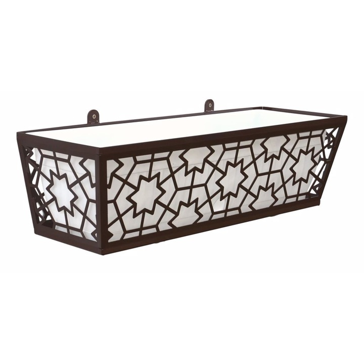 Suport metalic jardiniera Star 620 mm Maro inchis