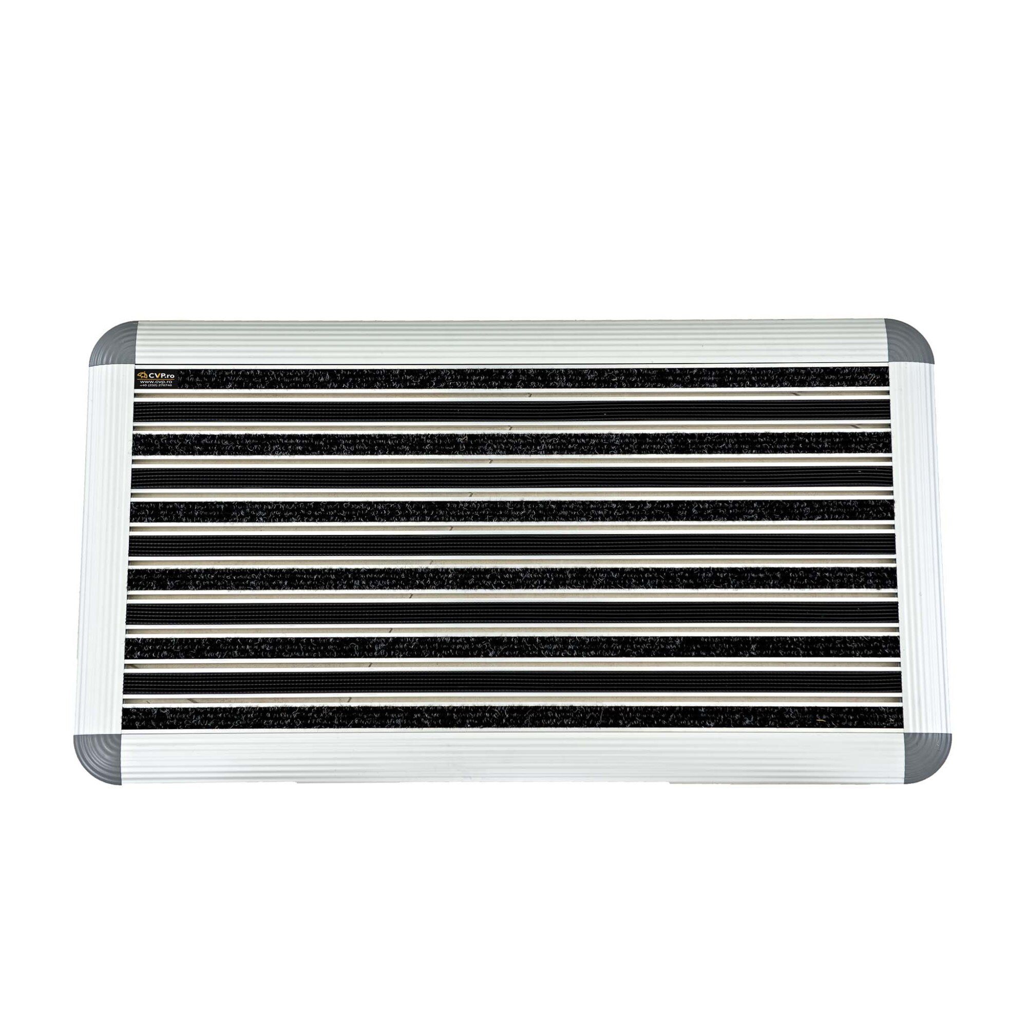 Stergator din aluminiu, sistem deschis, trafic usor, tip Home&Office DOORMAT 12 - 9 RT/HO , 90 x 50 cm