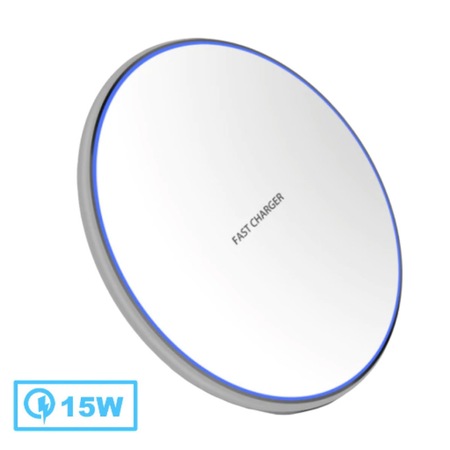 Incarcator Wireless Fast Charging Pad 15w E Smartgadget Pentru Samsung S20 S20ultra S20plus Alb Emag Ro