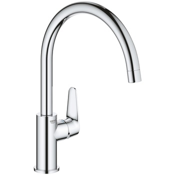 Baterie bucatarie Grohe Start Curve 31554001, monocomanda, 3/8'', cartus ceramic, pipa inalta, pivotanta, aerator, crom Baterie bucatarie Grohe Start Curve 31554001, monocomanda, 3/8'', cartus ceramic, pipa inalta, pivotanta, aerator, crom
