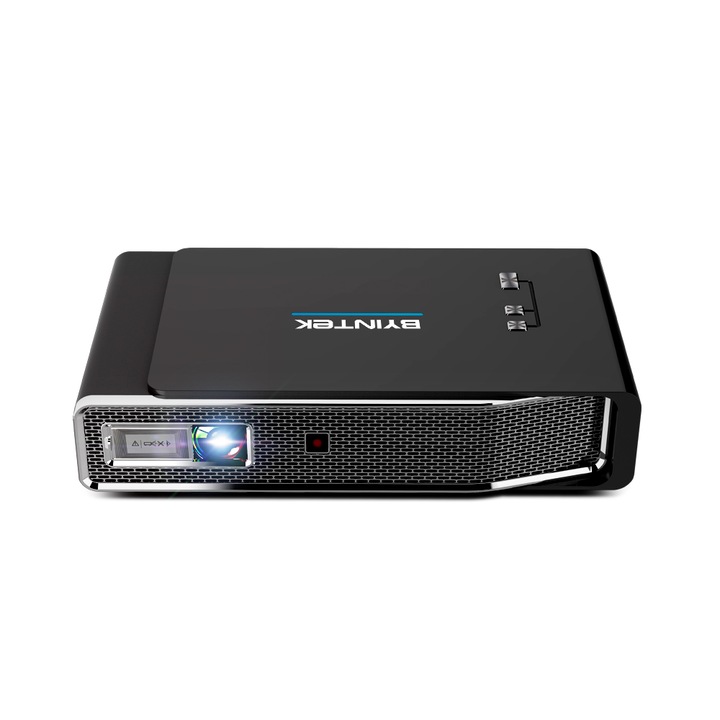 Смарт видео проектор, преносим, 3D BYINTEK UFO R15, 4k, 600 ANSI лумена, Android, HDMI