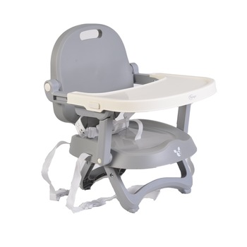 Inaltator de masa booster Cangaroo Papaya pliabil si reglabil pe inaltime, Gri Inaltator de masa booster Cangaroo Papaya pliabil si reglabil pe inaltime, Gri