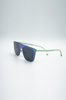 Police, Ochelari de soare patrati, Verde/Albastru, 52-20-145 Standard Police, Ochelari de soare patrati, Verde/Albastru, 52-20-145 Standard