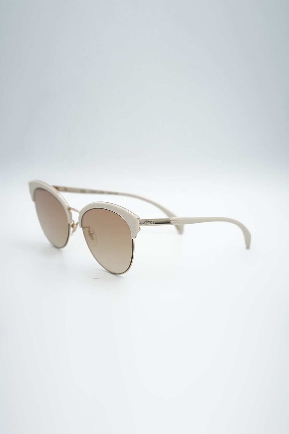 Police, Ochelari de soare cat-eye, Alb prafuit, 56-27-140 Standard